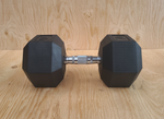 70 LB Rubber Hex Dumbbell